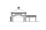 Colonial House Plan - Westchester 31-167 - Left Exterior 