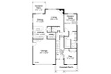 Cottage House Plan - Nantucket 31-027 - 1st Floor Plan 