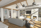 Lodge Style House Plan - Myrtlewood 31-128 - Great Room 