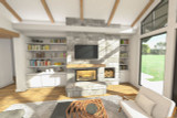 Lodge Style House Plan - Myrtlewood 31-128 - Great Room 