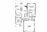 Craftsman House Plan - Bigsby 30-642 - 1st Floor Plan 