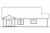 Secondary Image - Craftsman House Plan - Caraville 30-721 - Rear Exterior 