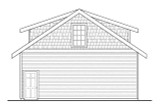 Craftsman House Plan - Garage 20-049 - Right Exterior 