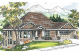 Craftsman House Plan - Worthington 30-594 - Front Exterior 