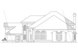 Spanish House Plan - Stanfield 11-084 - Right Exterior 