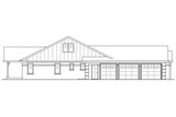 Ranch House Plan - Bakersfield 10-582 - Left Exterior 
