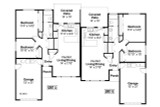 Craftsman House Plan - Torrington 60-010 - 1st Floor Plan 