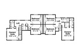 Secondary Image - Country House Plan - Warrendale 60-036 - 2nd Floor Plan 