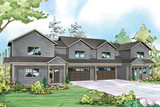 Country House Plan - Warrendale 60-036 - Front Exterior 