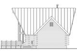 A-Frame House Plan - Altamont 30-012 - Right Exterior 