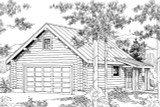 A-Frame House Plan - Altamont 30-012 - Front Exterior 