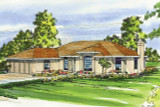 Mediterranean House Plan - Plainview 11-079 - Front Exterior 