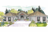 Southern House Plan - Myersdale 10-453 - Front Exterior 