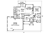 Craftsman House Plan - Kinsale 31-142 - 1st Floor Plan 