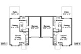 Traditional House Plan - Mooresville 60-005 - 1st Floor Plan 