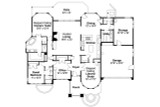 Prairie House Plan - Elmhurst 30-452 - 1st Floor Plan 