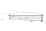 Prairie House Plan - Edenvale 31-212 - Left Exterior 