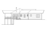 Lodge Style House Plan - Blue Creek 10-564 - Left Exterior 