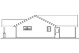 Secondary Image - Cottage House Plan - Branell 30-485 - Rear Exterior 