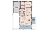 Cottage House Plan - Branell 30-485 - 1st Floor Plan 