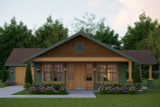 Cottage House Plan - Branell 30-485 - Front Exterior 