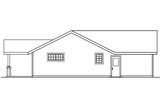 Secondary Image - Cottage House Plan - Branell 30-485 - Rear Exterior 