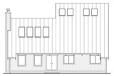 A-Frame House Plan - Cascade 10-034 - Rear Exterior 