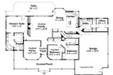 Country House Plan - Hillrose 30-269 - 1st Floor Plan 