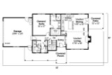 Country House Plan - Fairhaven 31-077 - 1st Floor Plan 