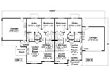Craftsman House Plan - Holmberg 60-060 - 1st Floor Plan 