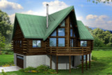A-Frame House Plan - Eagle Rock 30-919 - Exterior 