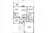 Contemporary House Plan - Pinehurst 31-188 - 1st Floor Plan 