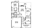 Cottage House Plan - McKenzie 31-056 - 1st Floor Plan 