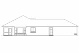 Traditional House Plan - Crosbyton 11-136 - Left Exterior 