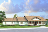 Country House Plan - Clarkdale 30-783 - Front Exterior 