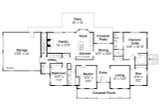 Country House Plan - Clarkdale 30-783 - 1st Floor Plan 