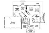 Country House Plan - Kendrick 30-236 - 1st Floor Plan 