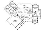 Ranch House Plan - Saginaw 10-251 - 1st Floor Plan 
