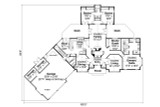 Traditional House Plan - Sheridan 10-042 - 1st Floor Plan 