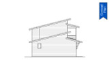 Modern House Plan - Cedar Edge 31-250 - Left Exterior 