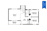 Secondary Image - Modern House Plan - Cedar Edge 31-250 - 2nd Floor Plan 