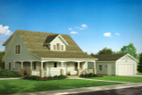 Craftsman House Plan - Tupelo 60-006 - Front Exterior 