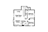 Secondary Image - Craftsman House Plan - Tupelo 60-006 - 2nd Floor Plan 