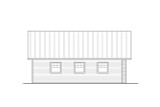 Traditional House Plan - Garage 20-351 - Left Exterior 