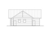 Traditional House Plan - Garage 20-351 - Right Exterior 