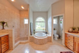 Mediterranean House Plan - Corsica 30-443 - Master Bathroom 