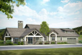 Craftsman House Plan - Heartfall 10-620 - Front Exterior 