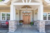 Craftsman House Plan - Barnhart 30-946 - Entrance 