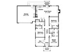 Craftsman House Plan - Evelyn 30-480 - 1st Floor Plan 