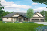 Craftsman House Plan - Meadows Edge 31-247 - Front Exterior 